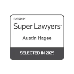 Super Lawyers — Austin Hagee, selected in 2025